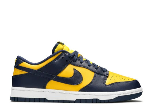 Nike Dunk Low Varsity Maize Midnight Navy mens sneaker.