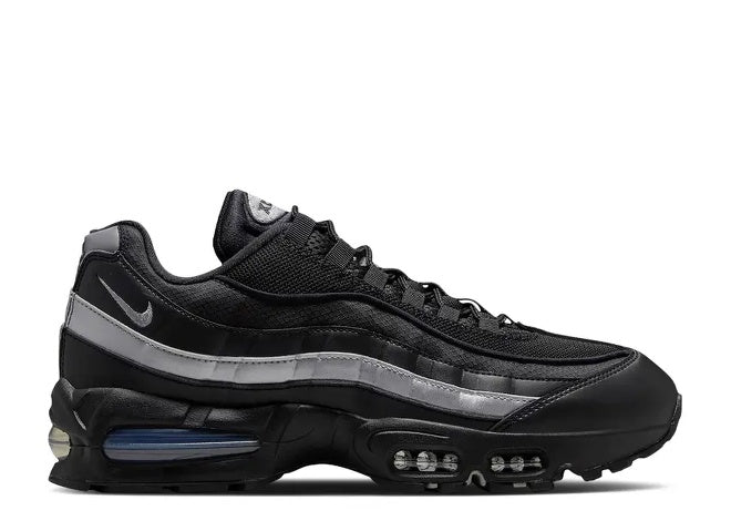 Nike Air Max 95 'Big Bubble Black Metallic Silver' Men's Sneaker