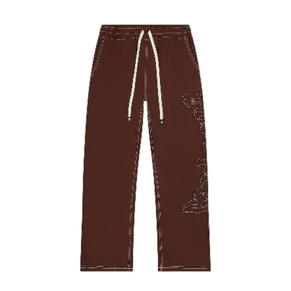 GODSPEED OG LOGO SWEATSUIT V2 MEN CLOTHING MOG LOGO SWEATSUIT STITCHED (MOCHA) - Angle 5