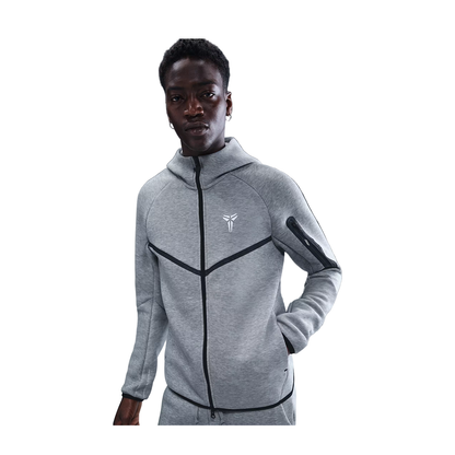 Nike Kobe Tech Fleece Full-Zip Windrunner Jacket 'Dark Grey Heather' - Angle 5