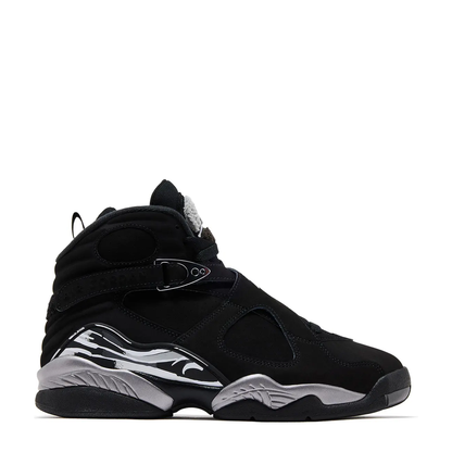 Air Jordan 8 Retro 'Chrome' sneaker, alternate view 4