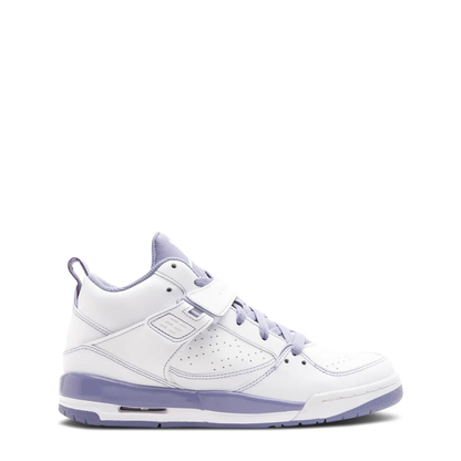 Air Jordan Flight 45 (GS) 'White/Blue' sneaker, side view