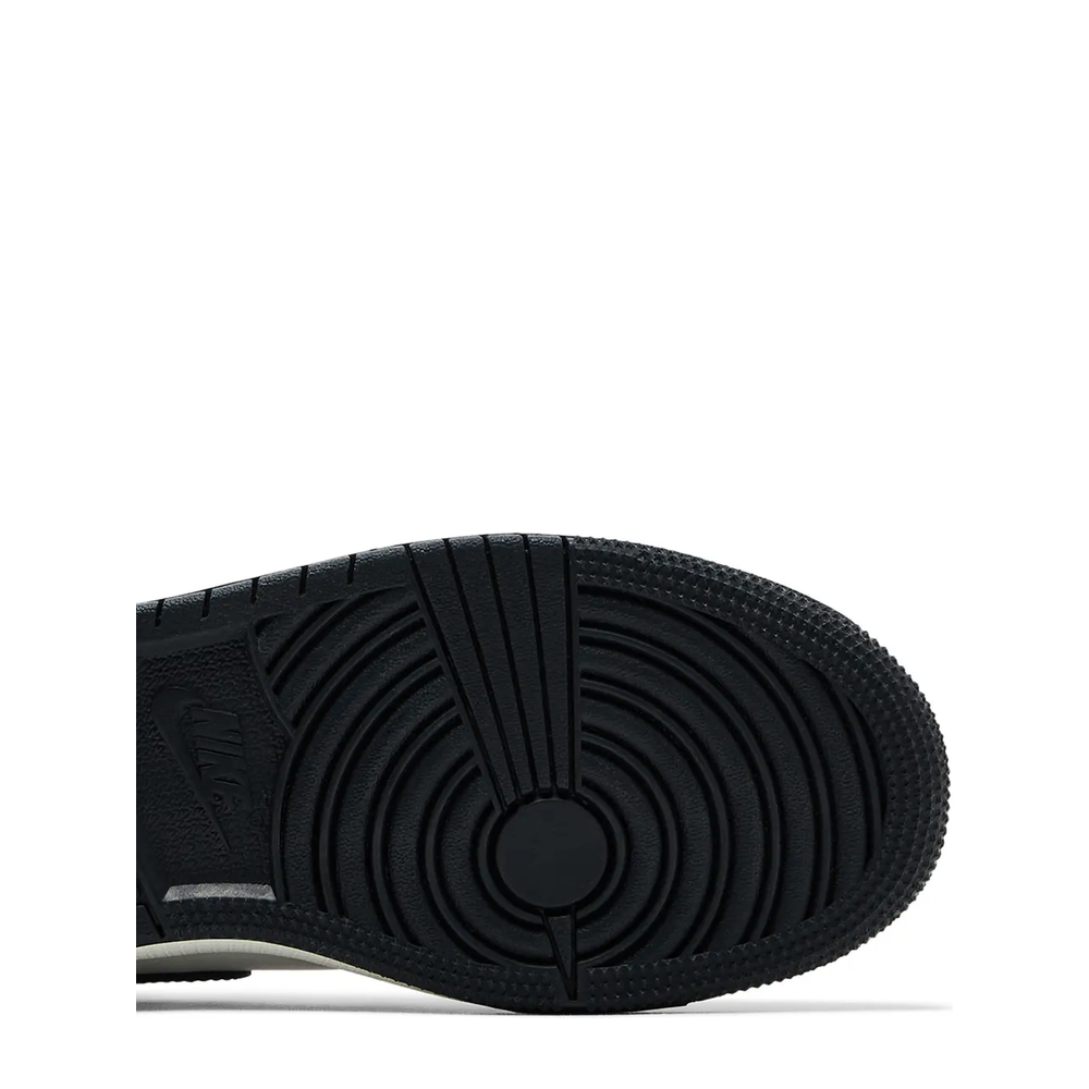 Air Jordan 1 Mid (GS) 'Black White' sneaker, alternate view 7