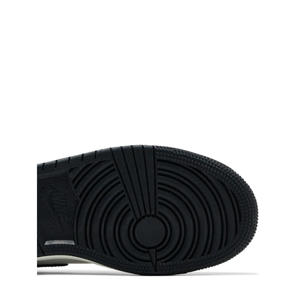 Air Jordan 1 Mid (GS) 'Black White' sneaker, alternate view 7