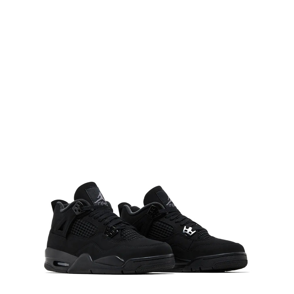 Air Jordan 4 Retro GS 'Black Cat' 2025 Grade School Sneaker - View 4