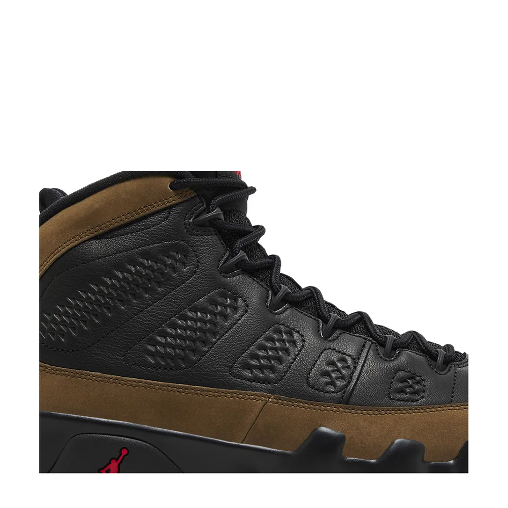 Air Jordan 9 Retro 'Olive' sneaker, alternate view 5