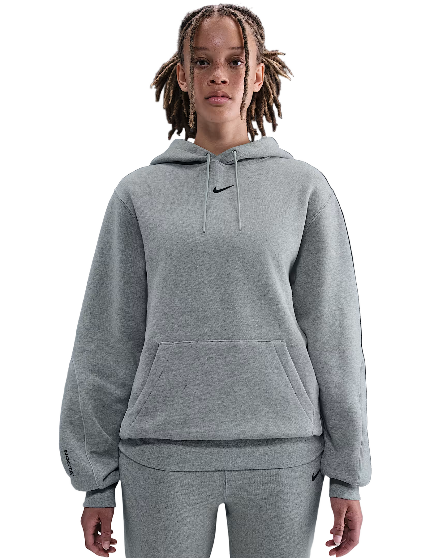 [HM5762-021] NIKE NOCTA  HOODIE MEN CLOTHING ATHLETICGREY