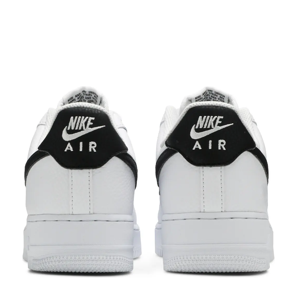Nike Air Force 1 '07 'White/Black' sneaker, alternate view 6