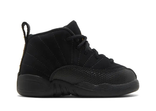 Unisex Air Jordan 12 Infants Black Taxi sneaker