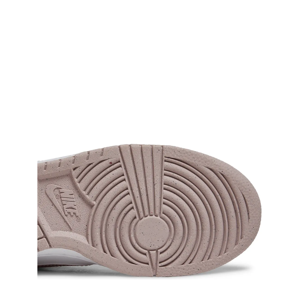 Nike Dunk Low (GS) 'Pink Glaze White' sneaker, alternate view 6