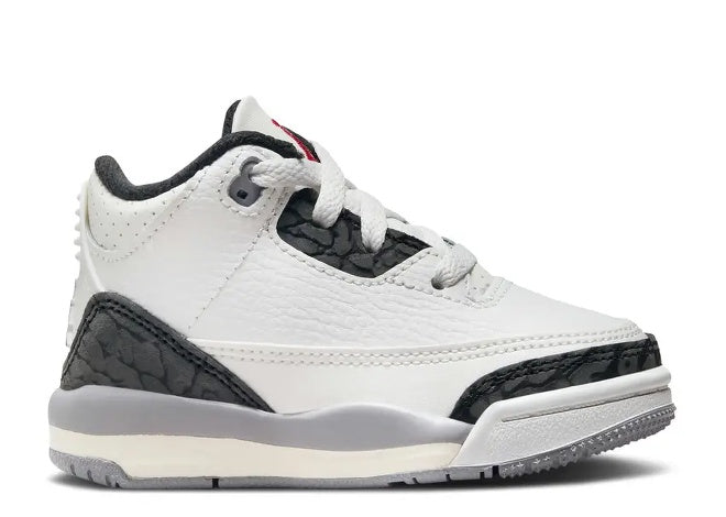 Air Jordan 3 TD Summit White Fire Red Toddler Sneaker
