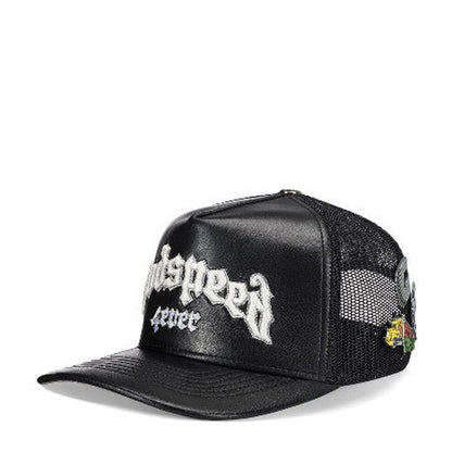 Godspeed Hats 10 Forever Trucker 'Leather' - Angle 6