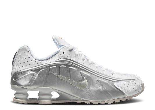 Nike Shox R4 'White Metallic Silver' 2024