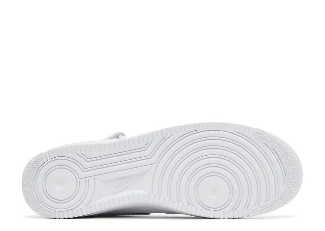 Nike Supreme x Air Force 1 Mid 'Box Logo - Triple White' Men's Sneaker