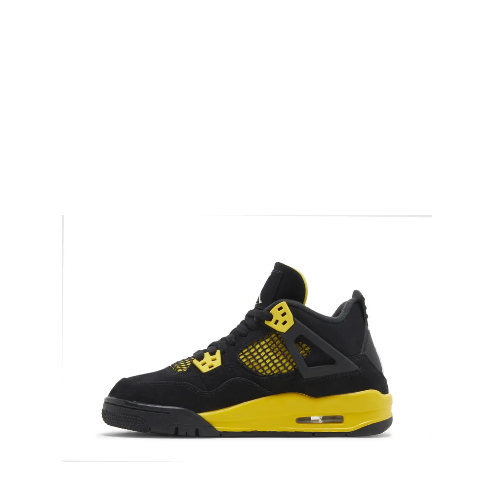 Air Jordan 4 Retro (GS) 'Thunder' sneaker, alternate view 6