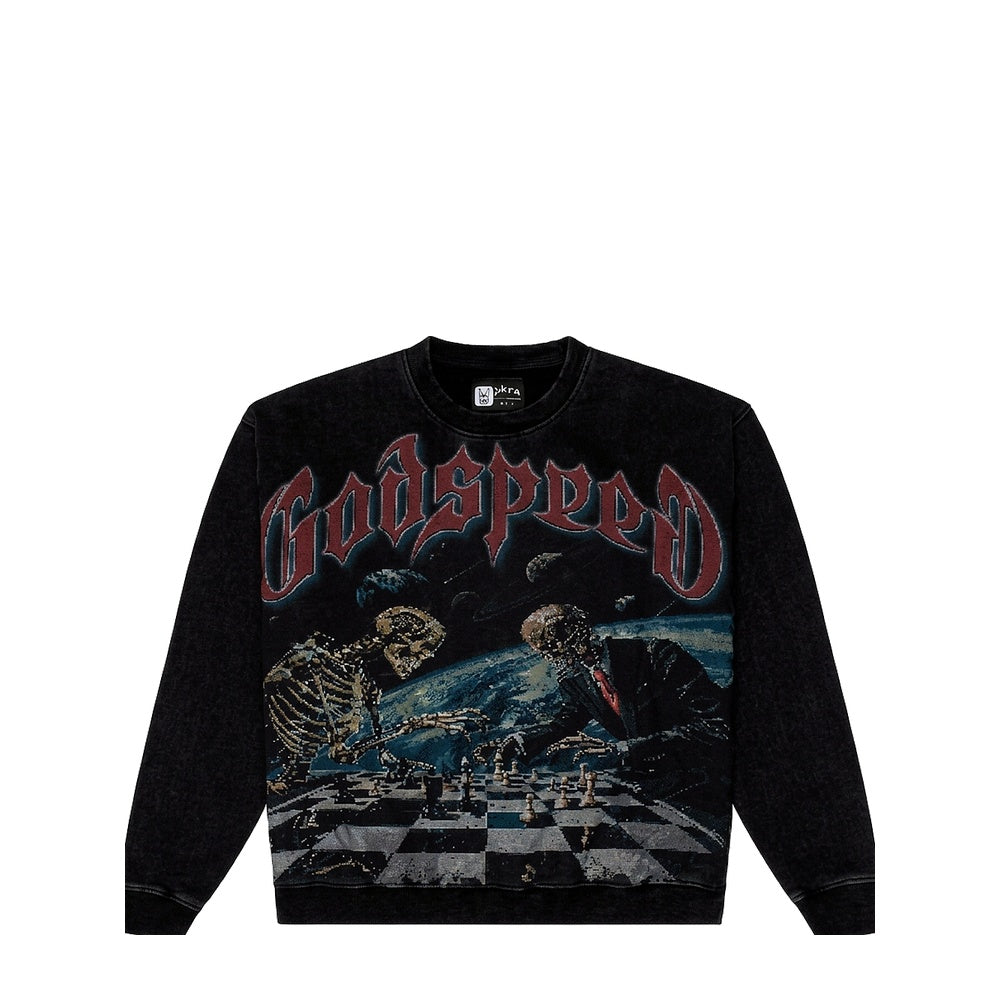 Godspeed Sweatshirt 00 'Checkmate Black' - Angle 1