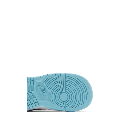 Nike Dunk Low QS (TD) 'Flash White Argon Blue Flash' sneaker, alternate view 4