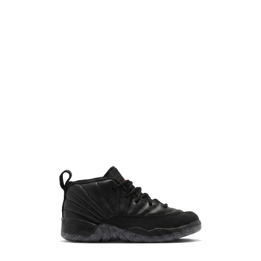 Air Jordan 12 Retro (TD) 'Black, Bright Crimson & Grey' - Angle 1