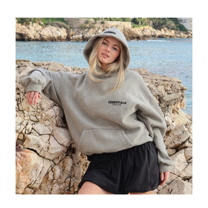 Essentials Hoodie 'Dark Oats', alternate view 12