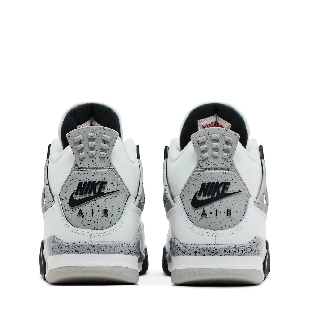 Air Jordan 4 Retro OG (GS) 'White Cement' sneaker, alternate view 8