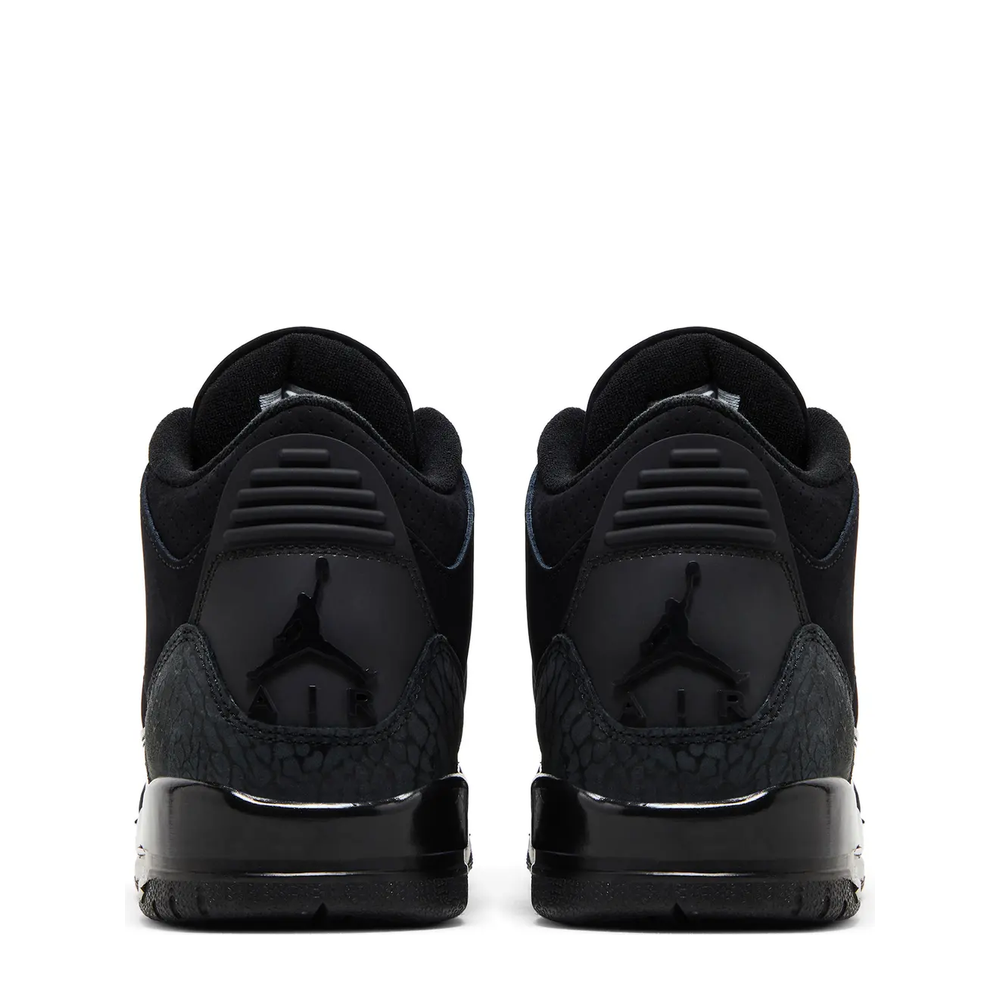 Air Jordan 3 Retro (GS) 'Black Cat' sneaker, alternate view 7