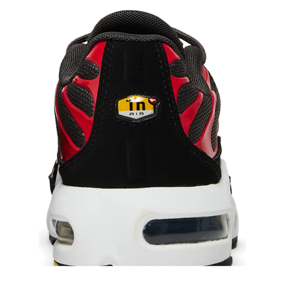 Nike Air Max Plus (GS) 'Medium Ash Black Siren Red' sneaker, alternate view 7