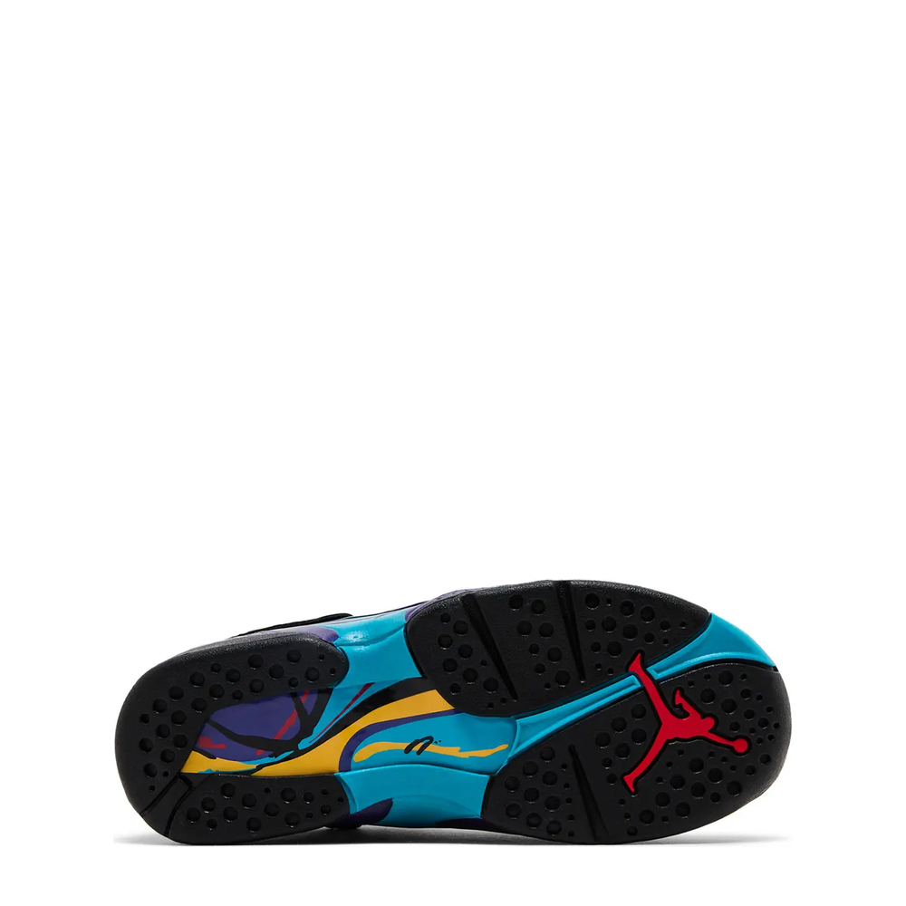 Air Jordan 8 Retro (GS) 'Aqua' sneaker, alternate view 6