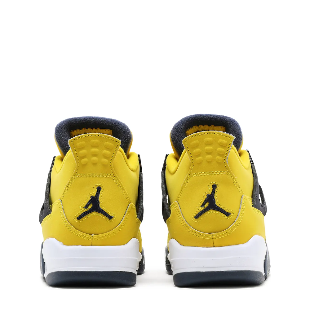 Air Jordan 4 Retro (GS) 'Tour Yellow Dark Blue Grey' sneaker, alternate view 8