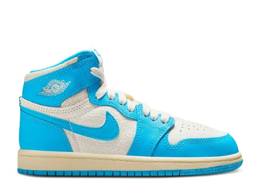 Nike Air Jordan 1 Retro High OG PS 'UNC Reimagined' Pre School Sneaker by Air Jordan