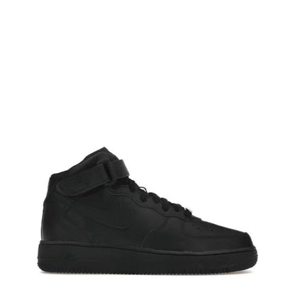 Nike Air Force 1 Mid (GS) 'Black' - Angle 1