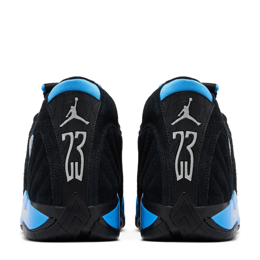 Air Jordan 14 Retro 'Black University Blue' sneaker, alternate view 8
