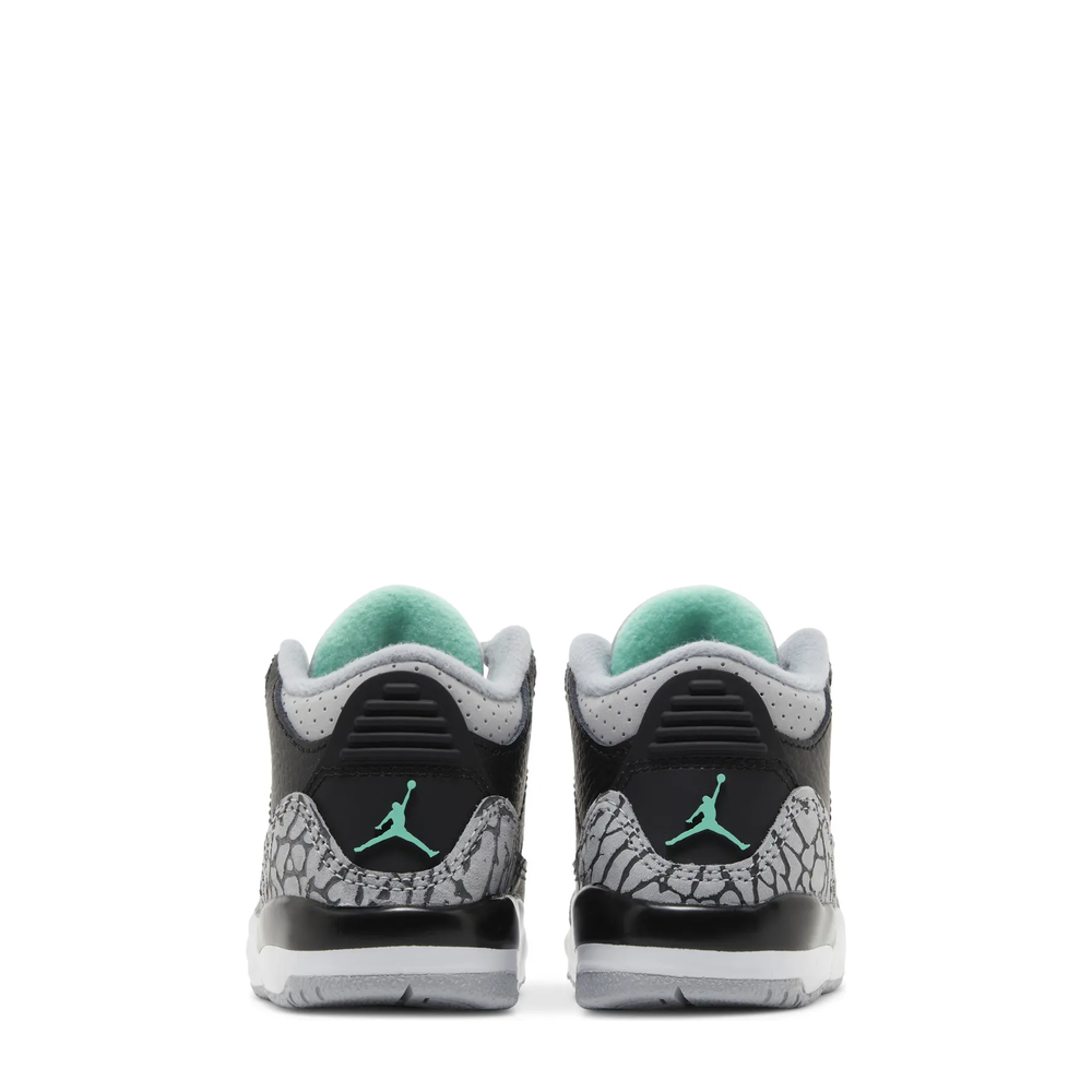 Air Jordan 3 Retro (TD) 'Green Glow' sneaker, alternate view 8
