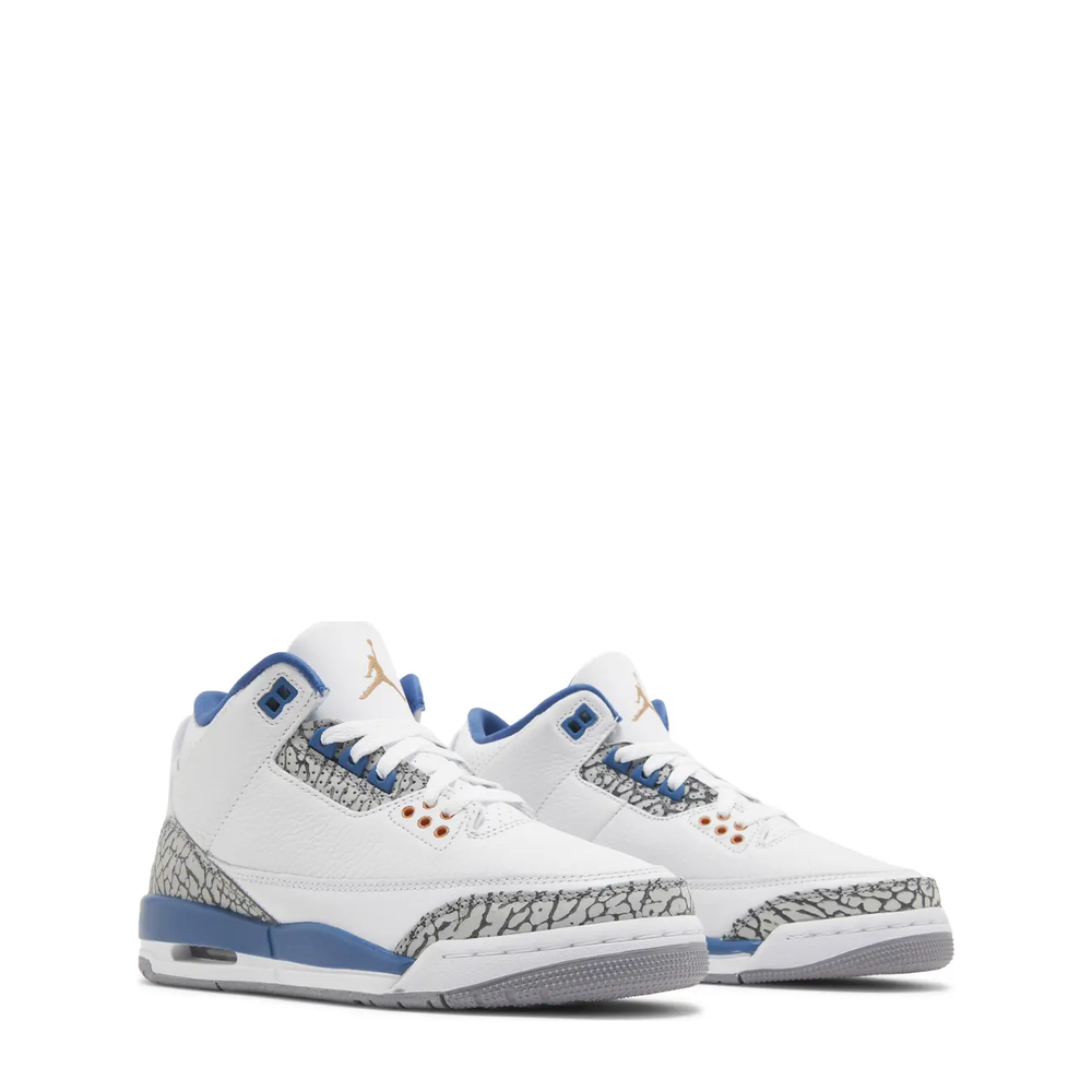 Air Jordan 3 Retro (GS) 'White Metallic Copper' sneaker, alternate view 9