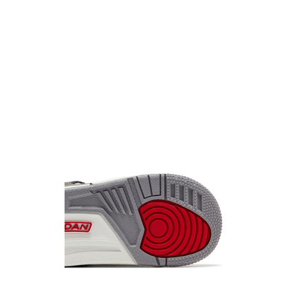 Air Jordan 3 Retro (TD) 'Black Fire Red Cement Grey' sneaker, alternate view 6
