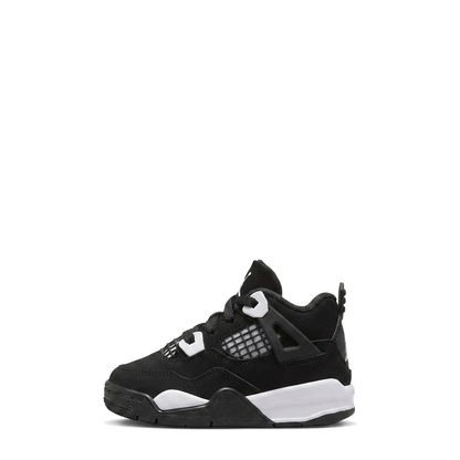 Air Jordan 4 Retro (TD) 'Black White' - 55% Scale - Angle 3