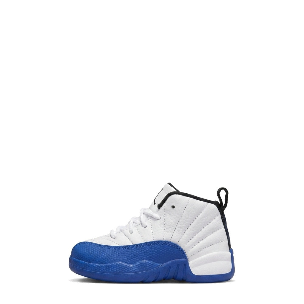 Air Jordan 12 Retro (TD) 'White Black Game Royal' - 55% Scale - Angle 2