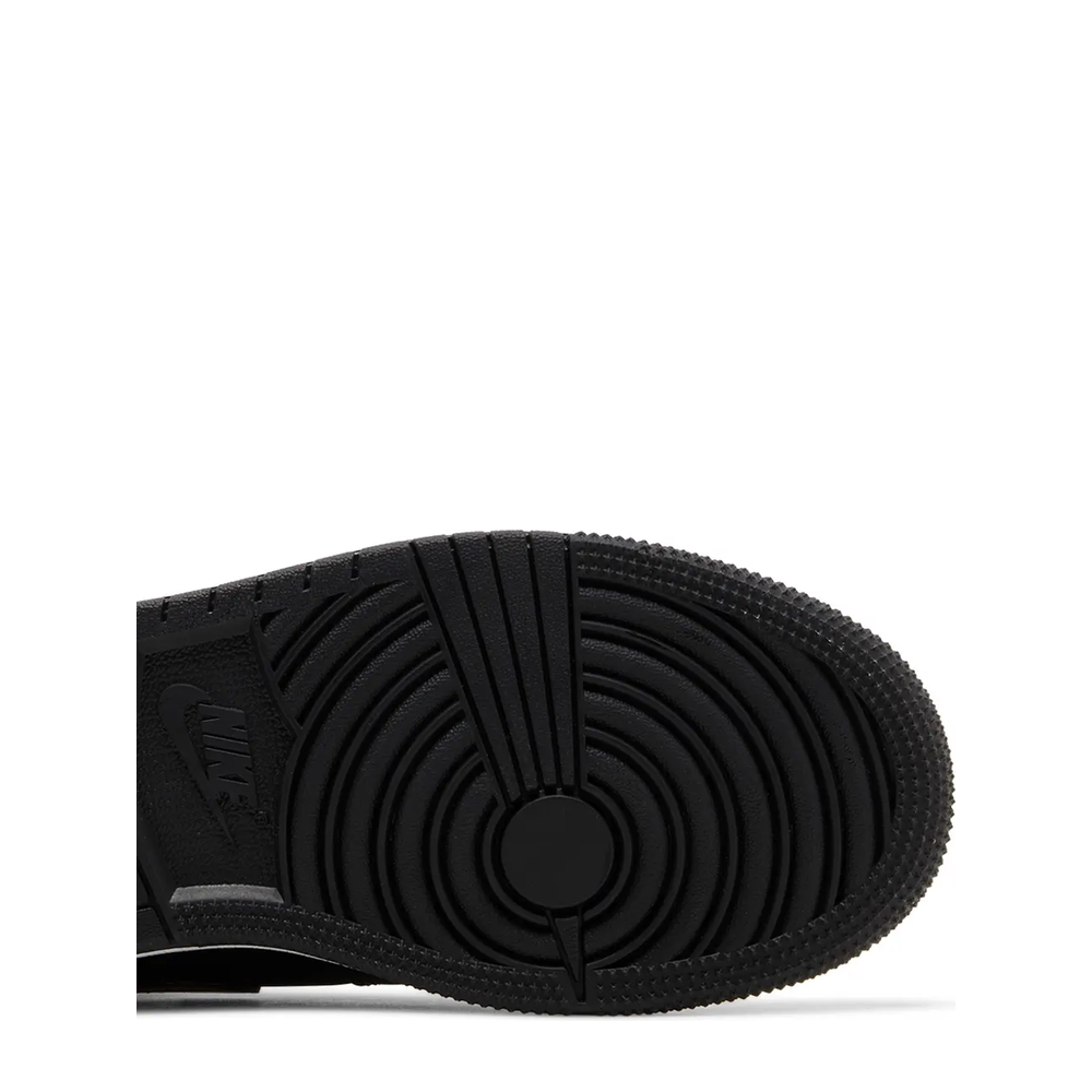Air Jordan 1 Mid (GS) 'Black/Metallic Gold' sneaker, alternate view 7