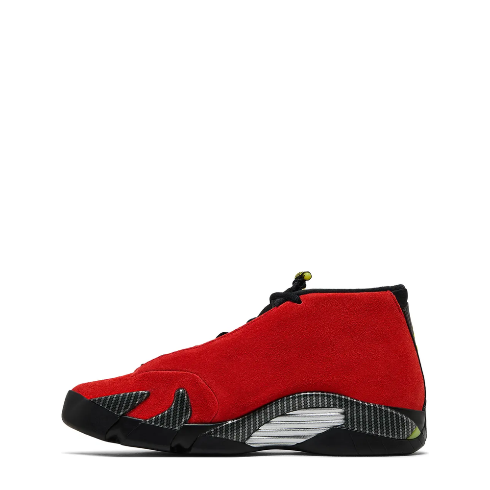 Air Jordan 14 Retro (GS) 'Red & Black' sneaker, side view