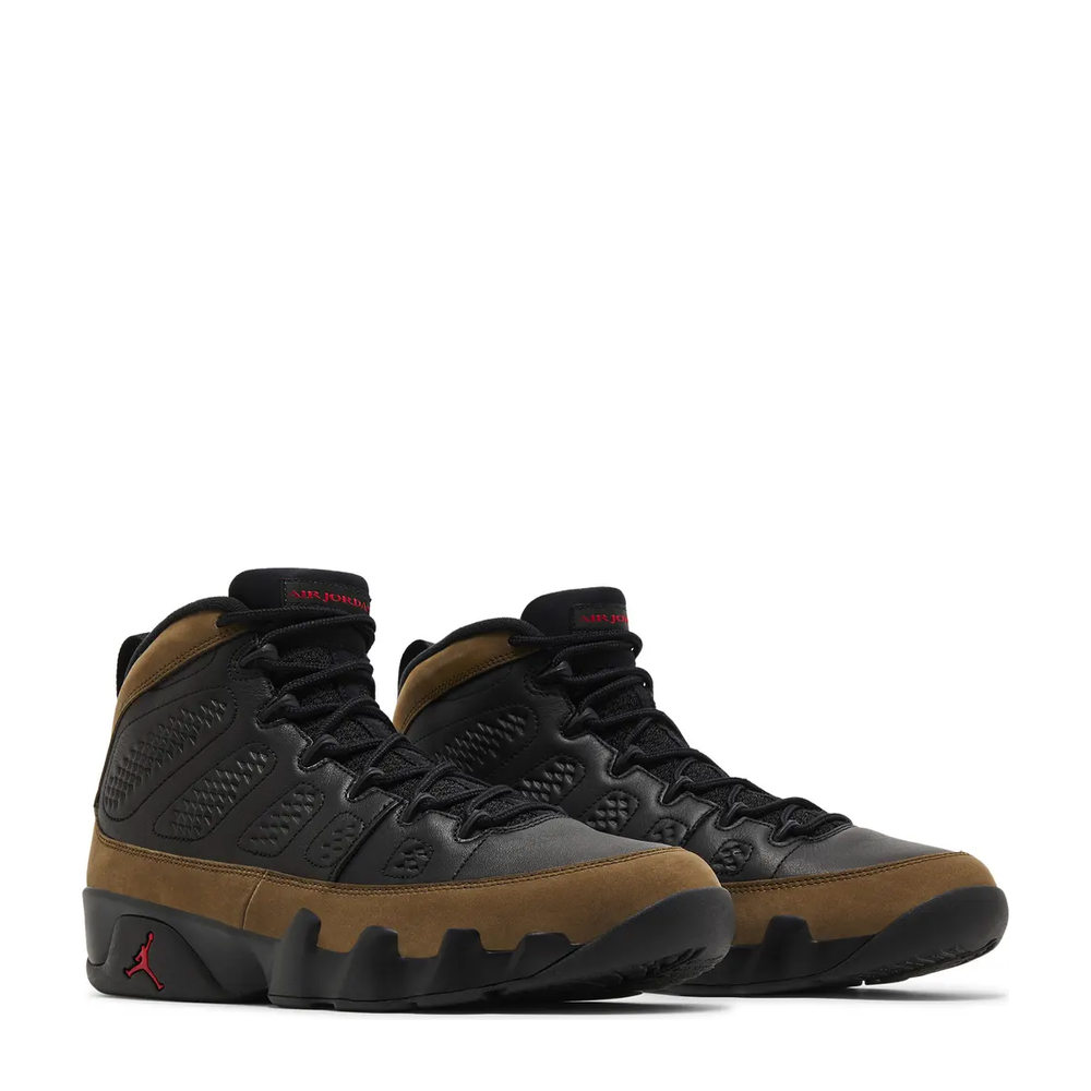 Air Jordan 9 Retro 'Olive' sneaker, alternate view 9