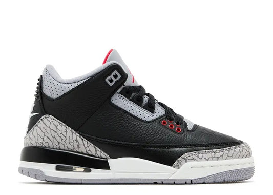 Nike Air Jordan 3 Retro OG GS 'Black Cement' 2024 Grade School Sneaker by Air Jordan