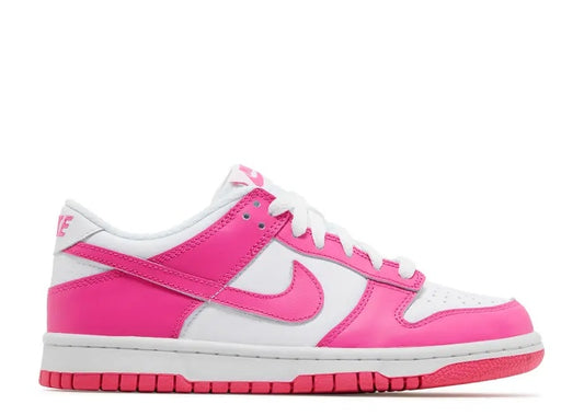 Nike Dunk Low GS 'Laser Fuchsia' Kid's Sneakers by Nike