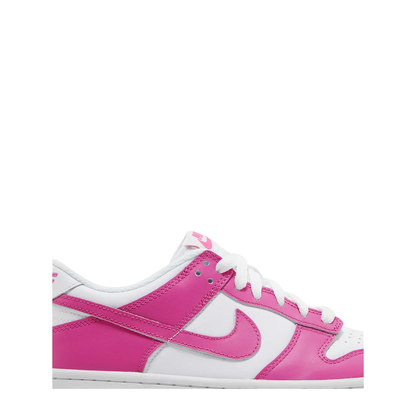 Nike Dunk Low (GS) 'Laser Fuchsia' sneaker, alternate view 5