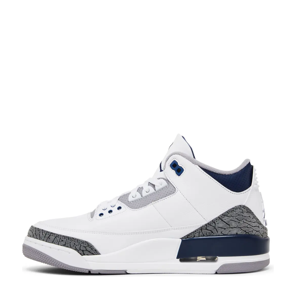 Air Jordan 3 Retro 'Midnight Navy' sneaker, alternate view 3