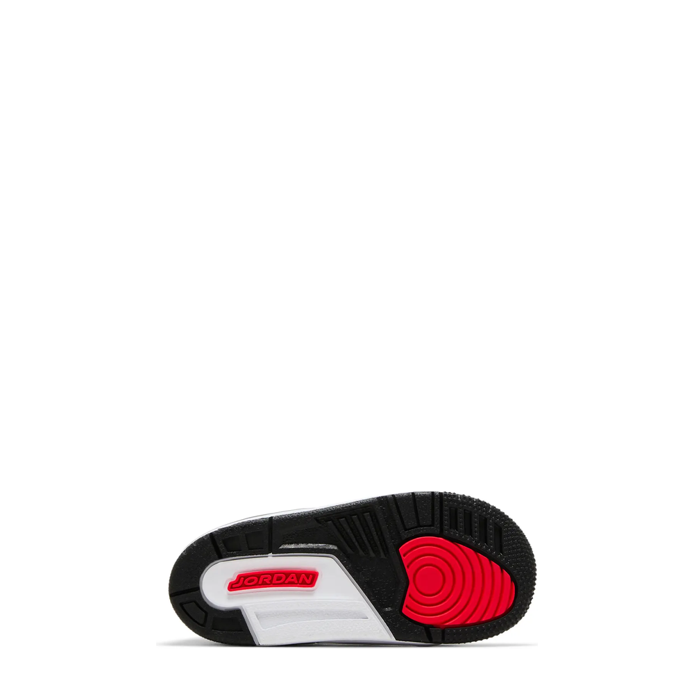 Air Jordan 3 Retro (TD) 'Black Siren Red Hyper Jade' sneaker, alternate view 6