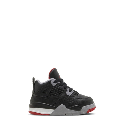 Air Jordan 4 (TD) 'Black Fire Red Grey' - Angle 1