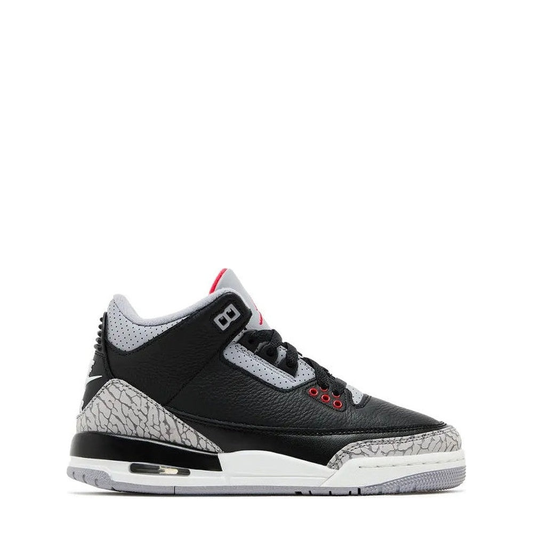 Air Jordan 3 Retro OG (GS) 'Black Cement' - 75% Scale