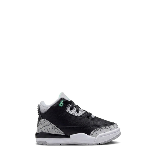 Air Jordan 3 (TD) 'Green Glow' - 55% Scale