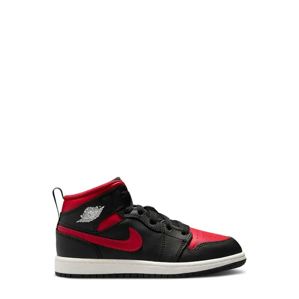 Air Jordan 1 Mid (PS) 'Black/Red' - Angle 1