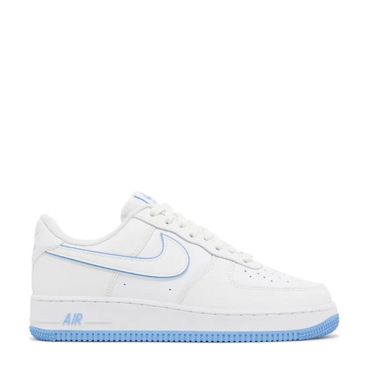 Nike Air Force 1 '07 Men's Sneaker - White University Blue (DV0788-101) - 85% Scale