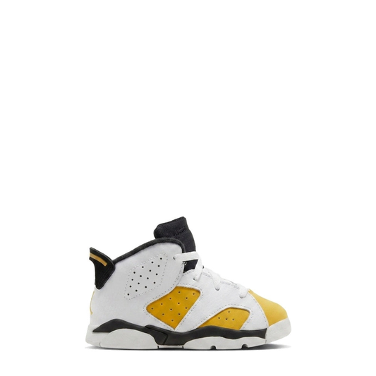 Air Jordan 6 Retro (TD) 'White Yellow Ochre Black' - 55% Scale